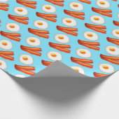 Frühstücksbüffet mit Ei Geschenkpapier (Ecke)