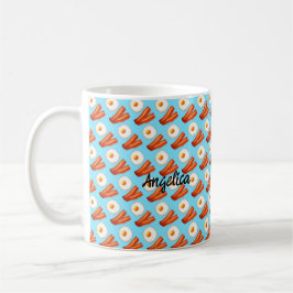 Frühstücksbüffet mit Ei Kaffeetasse