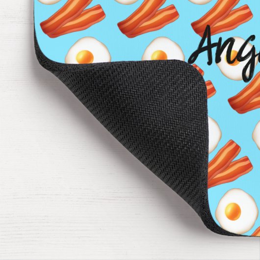 Frühstücksbüffet mit Ei Mousepad (Ecke)