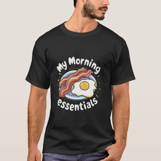 Frühstücksbüffet mit Ei und Bacon T-Shirt (Vorderseite)