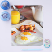 Frühstücksbüffet mit frittierten Eiern Flyer (Einzeln)