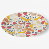 Frühstücksbuffet Pappteller (Schrägansicht)