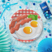 Frühstücksbüffet Party mit niedlichem Eier Pappteller (Party)