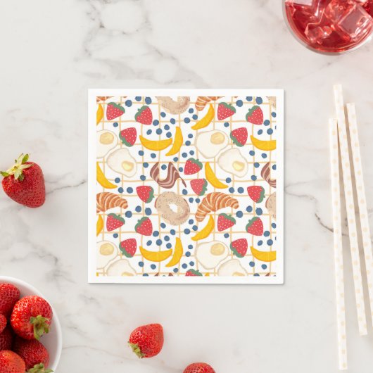 Frühstücksbuffet Serviette (Beispiel)