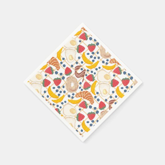 Frühstücksbuffet Serviette (Ecke)