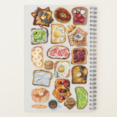 Frühstücksbuffet: Toast bis Vormittag Notizblock (Rückseite)