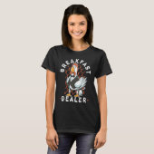 Frühstückshändler Hühnerbauer Hühnerflüsterer Fa T-Shirt (Vorne ganz)