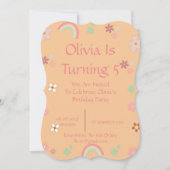 FRÜHSTÜCKSINVITATION FÜR MÄDCHEN EINLADUNG (Vorderseite)