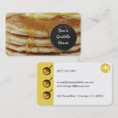 Frühstückskarte Visitenkarte (Vorne/Hinten)