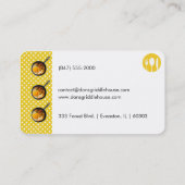 Frühstückskarte Visitenkarte (Rückseite)