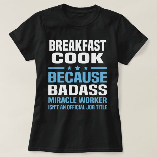 Frühstückskoch T-Shirt (Design vorne)