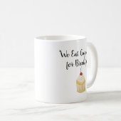 Frühstückskuchen Tasse Kaffee (VorderseiteRechts)