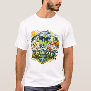 Frühstücksliga-Team-Abzeichen T-Shirt