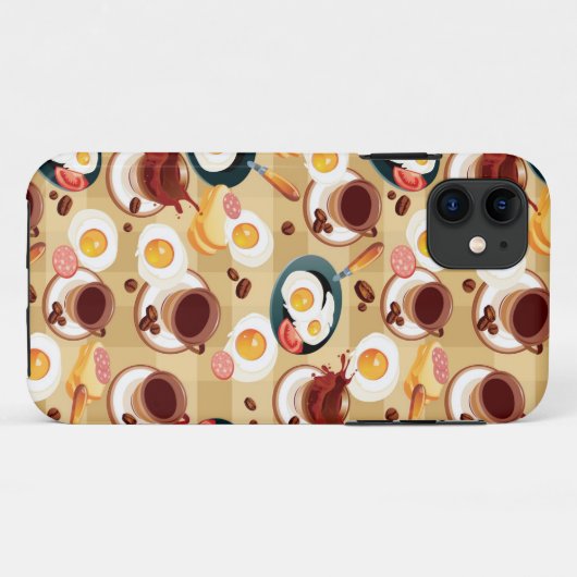 Frühstücksmuster 3 Case-Mate iPhone hülle (Rückseite (Horizontal))