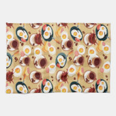 Frühstücksmuster 3 geschirrtuch (Horizontal)