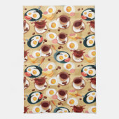 Frühstücksmuster 3 geschirrtuch (Vertikal)