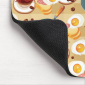 Frühstücksmuster 3 mousepad (Ecke)