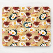 Frühstücksmuster 3 mousepad (Vorne)