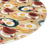 Frühstücksmuster 3 schneidebrett (Ecke)