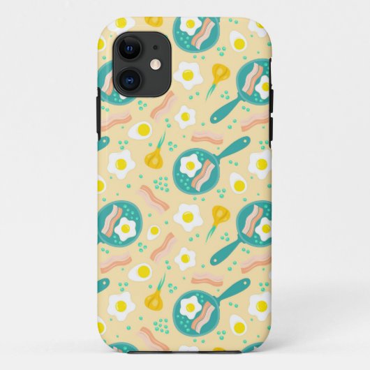 Frühstücksmuster Case-Mate iPhone Hülle (Rückseite)