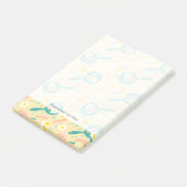 Frühstücksmuster Post-it Klebezettel (angewinkelt)