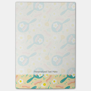 Frühstücksmuster Post-it Klebezettel