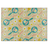 Frühstücksmuster Schneidebrett (Vorderseite)