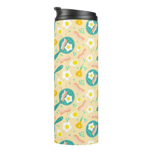 Frühstücksmuster Thermosbecher (Nach rechts gedreht)