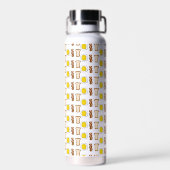 Frühstücksmuster Trinkflasche (Rückseite)