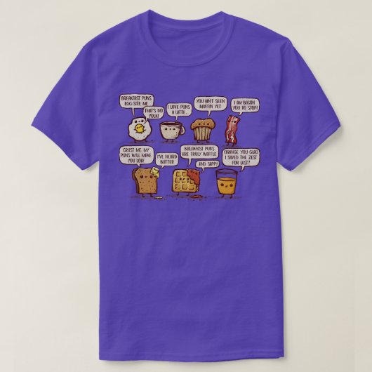 Frühstückspensis sind Waffle T-Shirt (Design vorne)