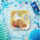 Frühstücksplatte Papierplatte Pappteller (Party)