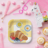 Frühstücksplatte Papierplatte Pappteller (Party)