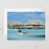 Frühstücksservice im Bora-Stil in Kanus Postkarte (Vorne/Hinten)