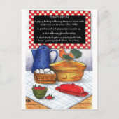 Frühstücksspezial Inspirationskarte Postkarte (Vorderseite)