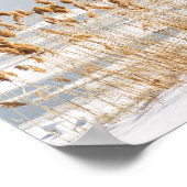 Frühstückswasser im eisigen Hudson River Poster (Ecke)