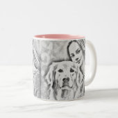 Frühstückswein Niedliches Trendangebot Zweifarbige Tasse (VorderseiteRechts)