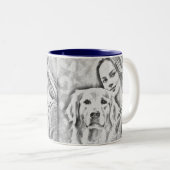 Frühstückswein Niedliches Trendangebot Zweifarbige Tasse (VorderseiteRechts)