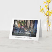 Frühstückszeit Amsterdam Herzlichen Glückwunsch zu Karte (Gelbe Blume)