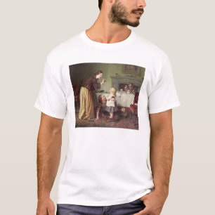 Frühstückszeit - Morgen-Spiele (Öl auf Leinwand T-Shirt