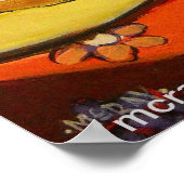 "Frühstückszeit" Poster (Ecke)