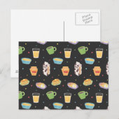 Frühstückszeit Postkarte (Vorne/Hinten)