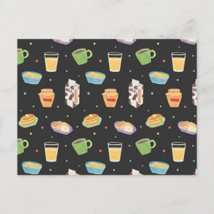 Frühstückszeit Postkarte