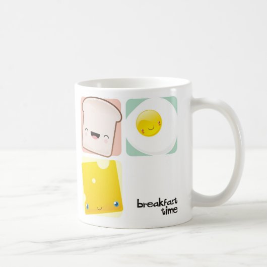Frühstückszeit-Tasse Kaffeetasse (Rechts)
