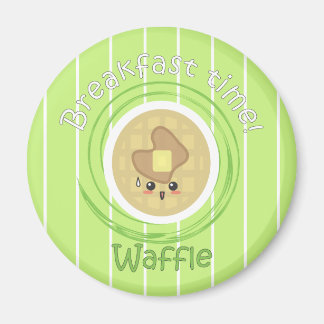 Frühstückszeit - Waffle Magnet
