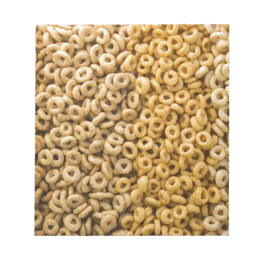 Frühstückszerealien Notizblock (Vorderseite)