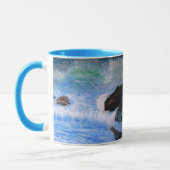 FRÜHSTÜCKWELLEN AUF DEM MEER TASSE (Links)