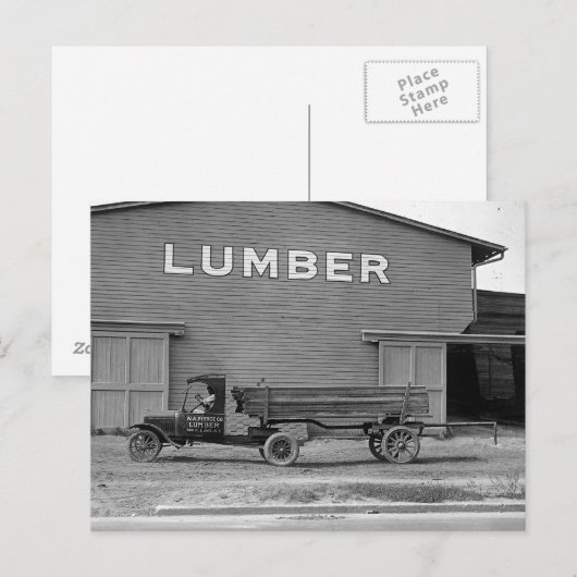 Frühtracker, 1925 postkarte (Vorne/Hinten)