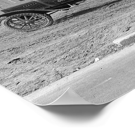 Frühtracker, 1925. Vintages Foto Poster (Ecke)