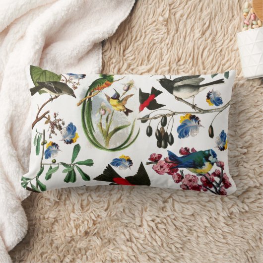 FRÜHVÖGEL, FARBFARBÜCHER UND OBST LENDENKISSEN (Decke)