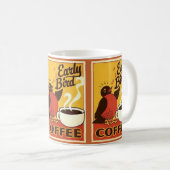 FRÜHVOGEL, LUSTIGE KAFFEETASSE (VorderseiteRechts)